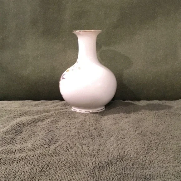 Japanese Yamaji 6" Porcelain Vase Wren In Cherry Blossoms - Picture 2 of 7